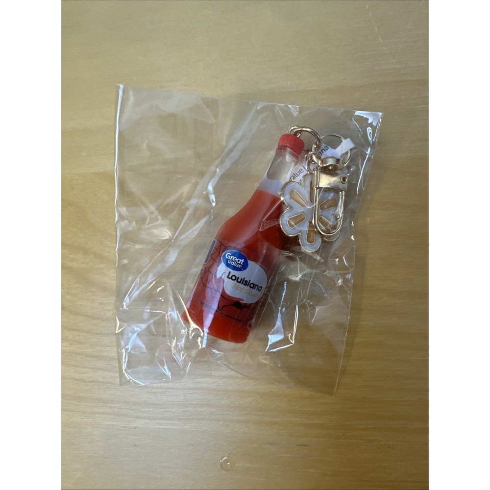 Walmart Great Value Louisiana Hot Sauce Bag Charm SparkShop New - Picture 1 of 5